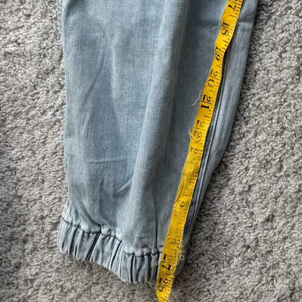 J.crew Factory Lightweight drapey cargo jogger jean Size 33 - Picture 6 of 6
